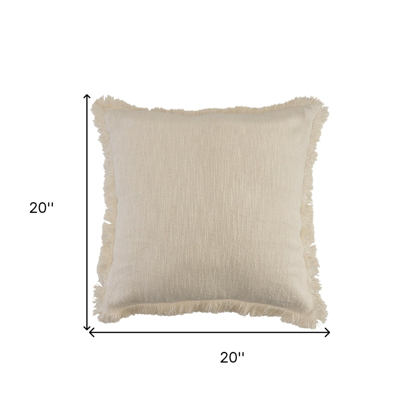 20" X 20" Micro Gray 100% Cotton Zippered Pillow