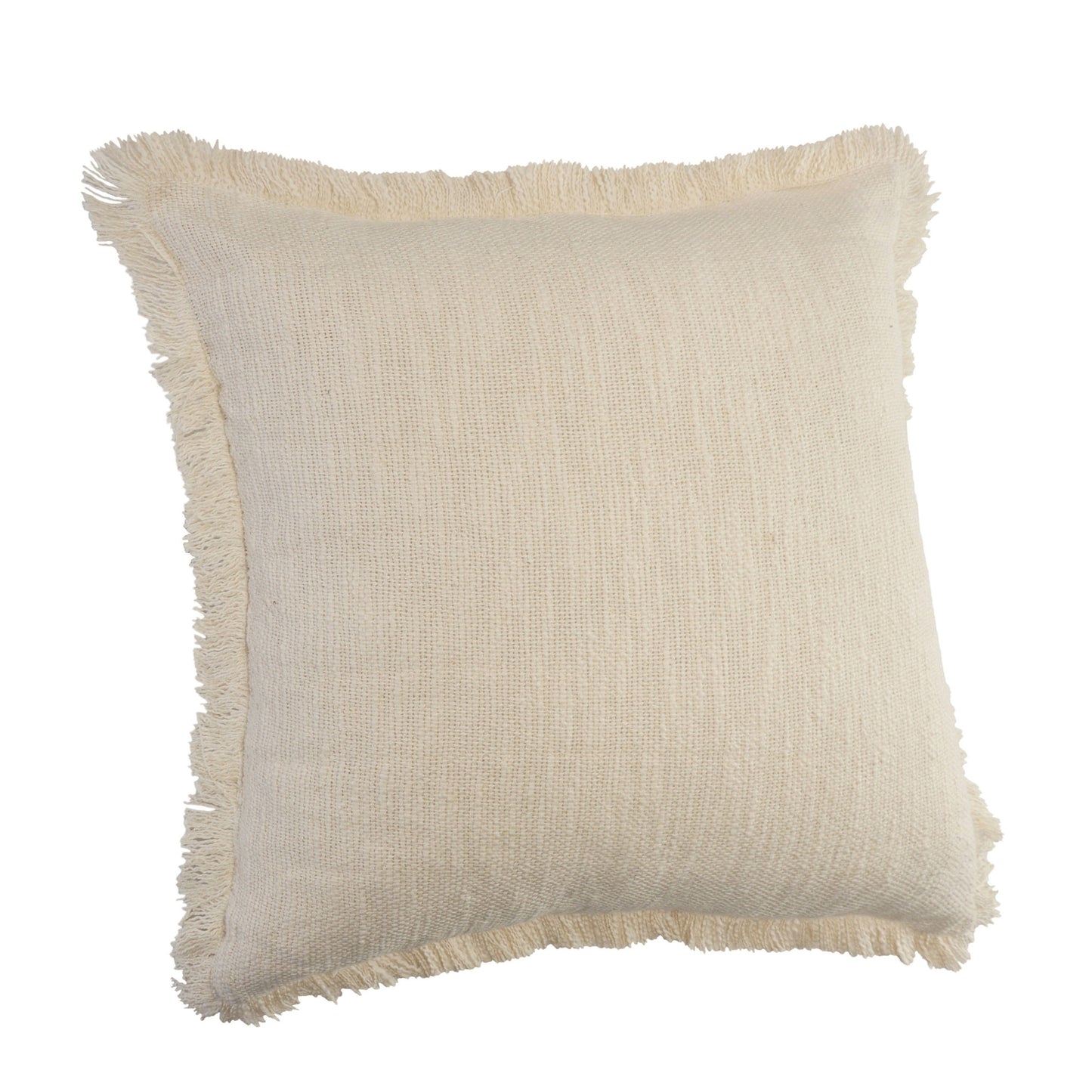 20" X 20" Micro Gray 100% Cotton Zippered Pillow
