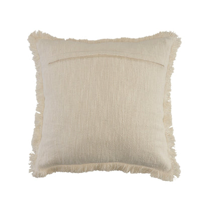 20" X 20" Micro Gray 100% Cotton Zippered Pillow