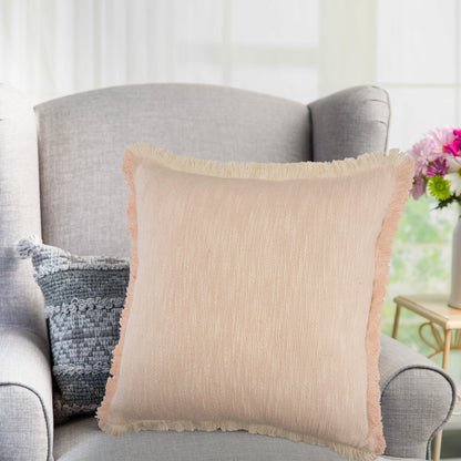 20" X 20" Micro Gray 100% Cotton Zippered Pillow
