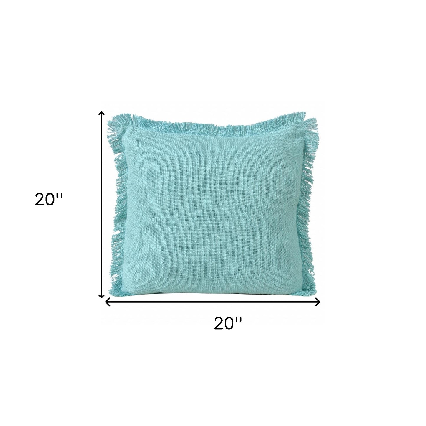 20" X 20" Micro Gray 100% Cotton Zippered Pillow