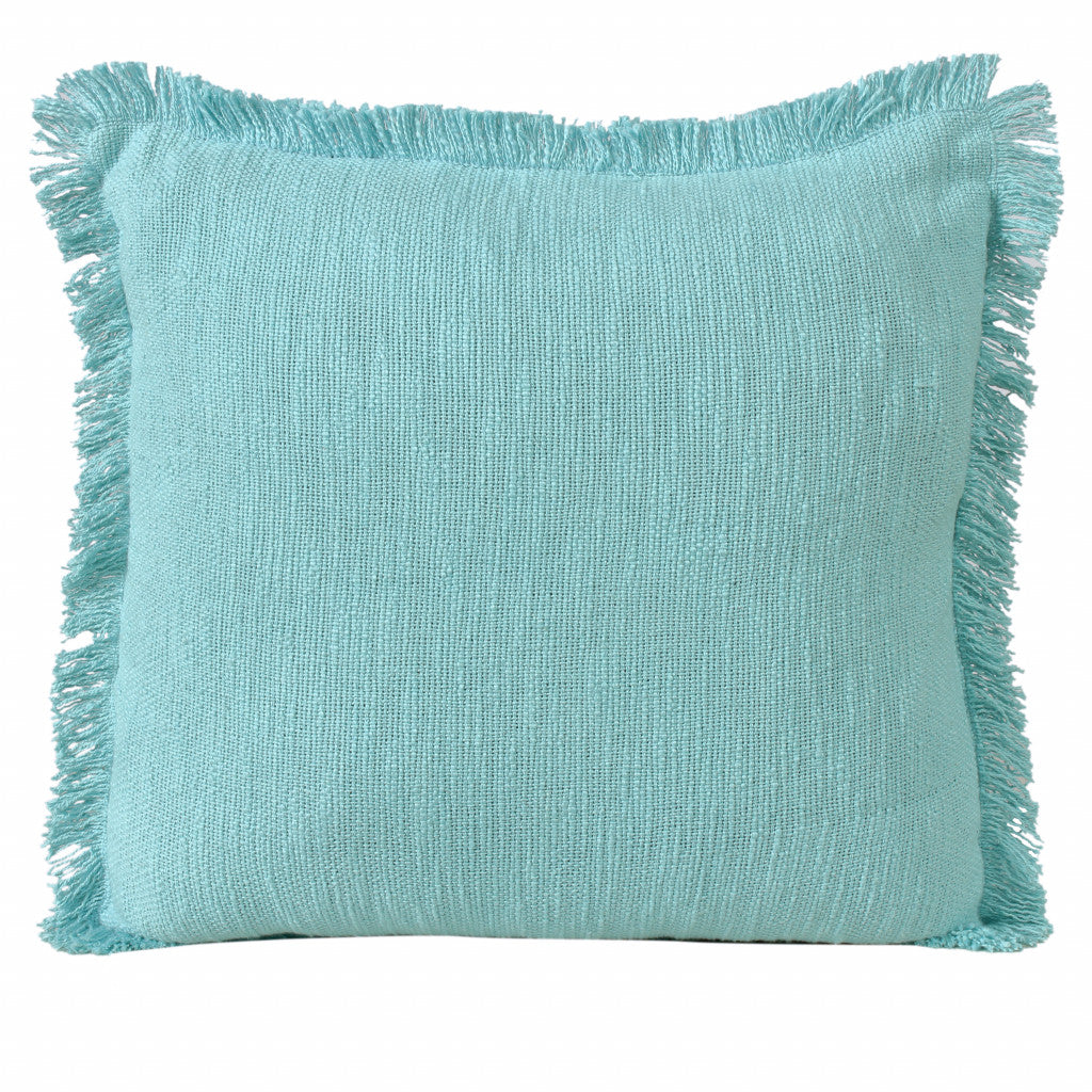 20" X 20" Micro Gray 100% Cotton Zippered Pillow