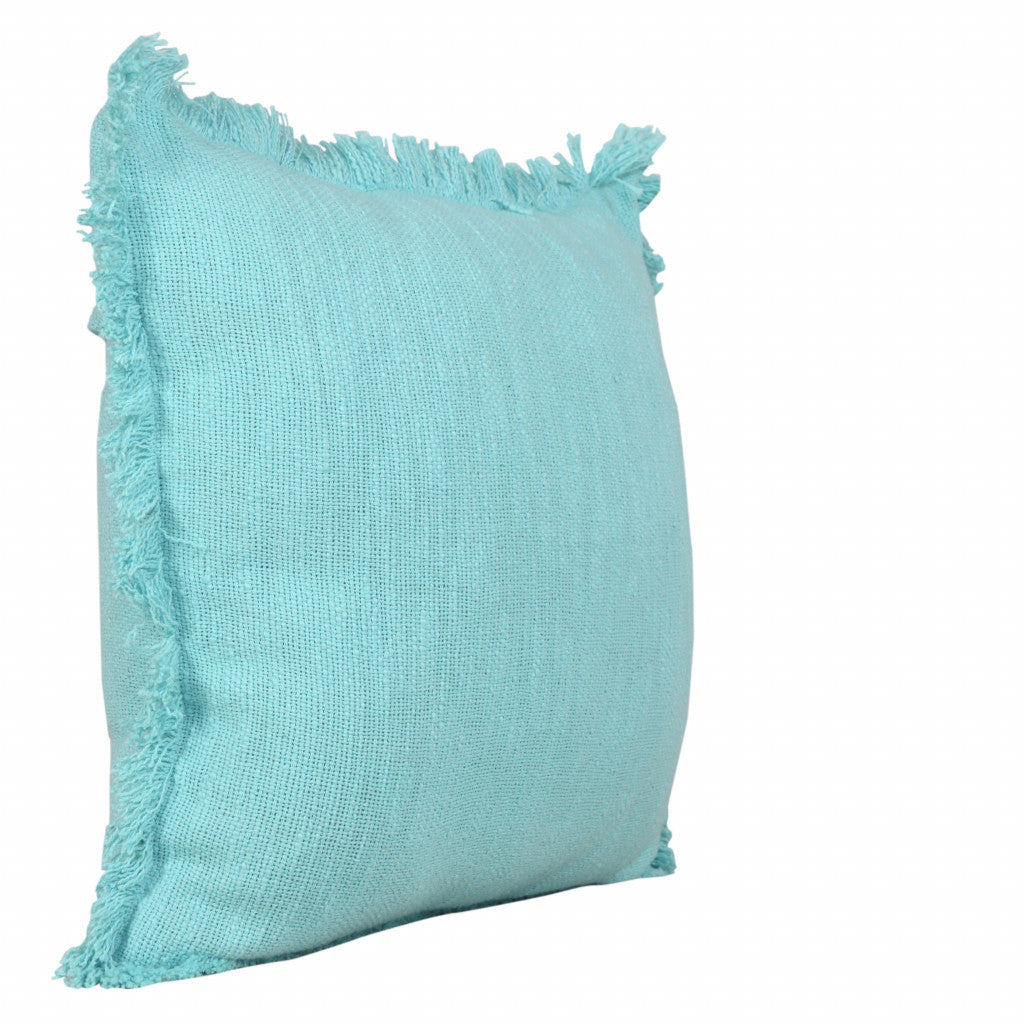 20" X 20" Micro Gray 100% Cotton Zippered Pillow