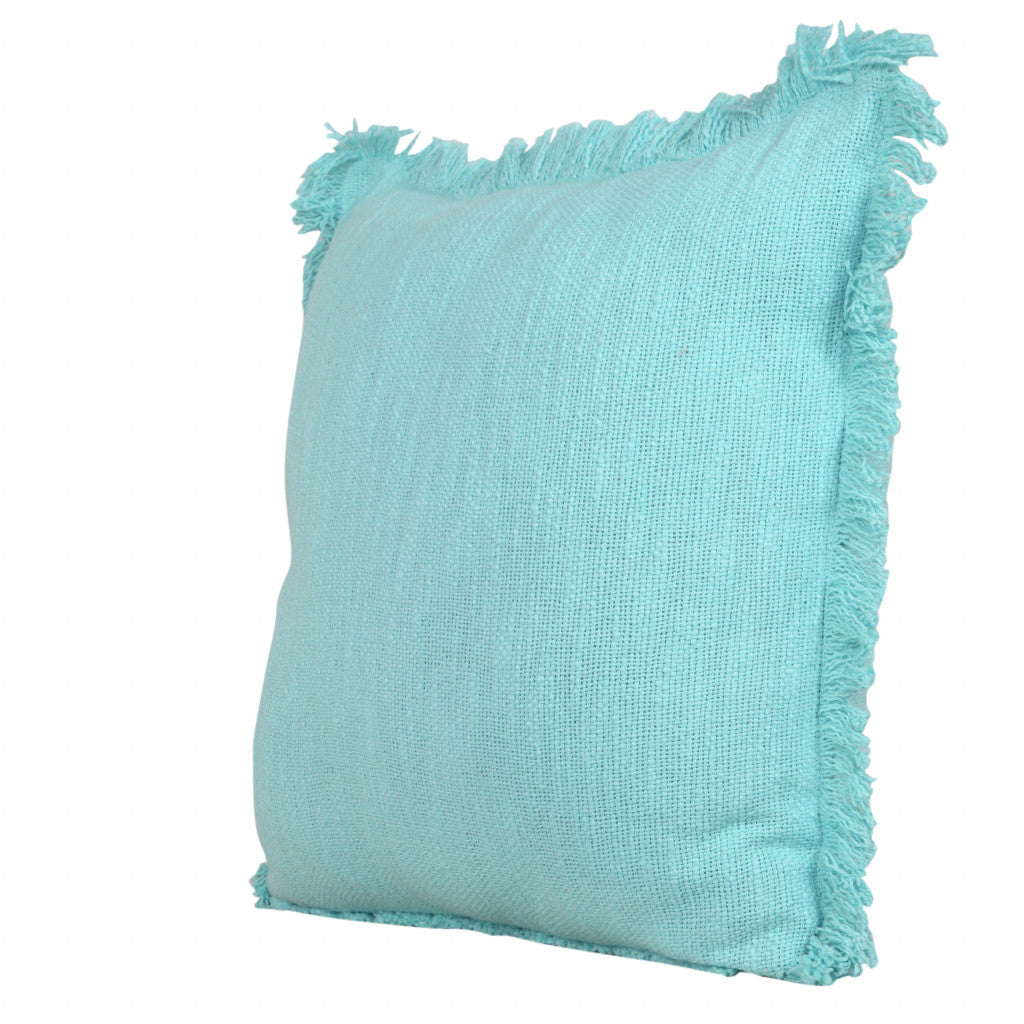 20" X 20" Micro Gray 100% Cotton Zippered Pillow