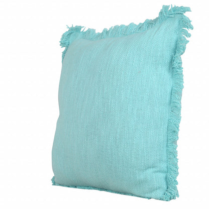 20" X 20" Micro Gray 100% Cotton Zippered Pillow