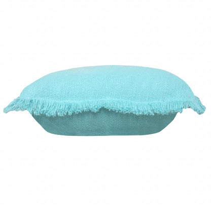 20" X 20" Micro Gray 100% Cotton Zippered Pillow