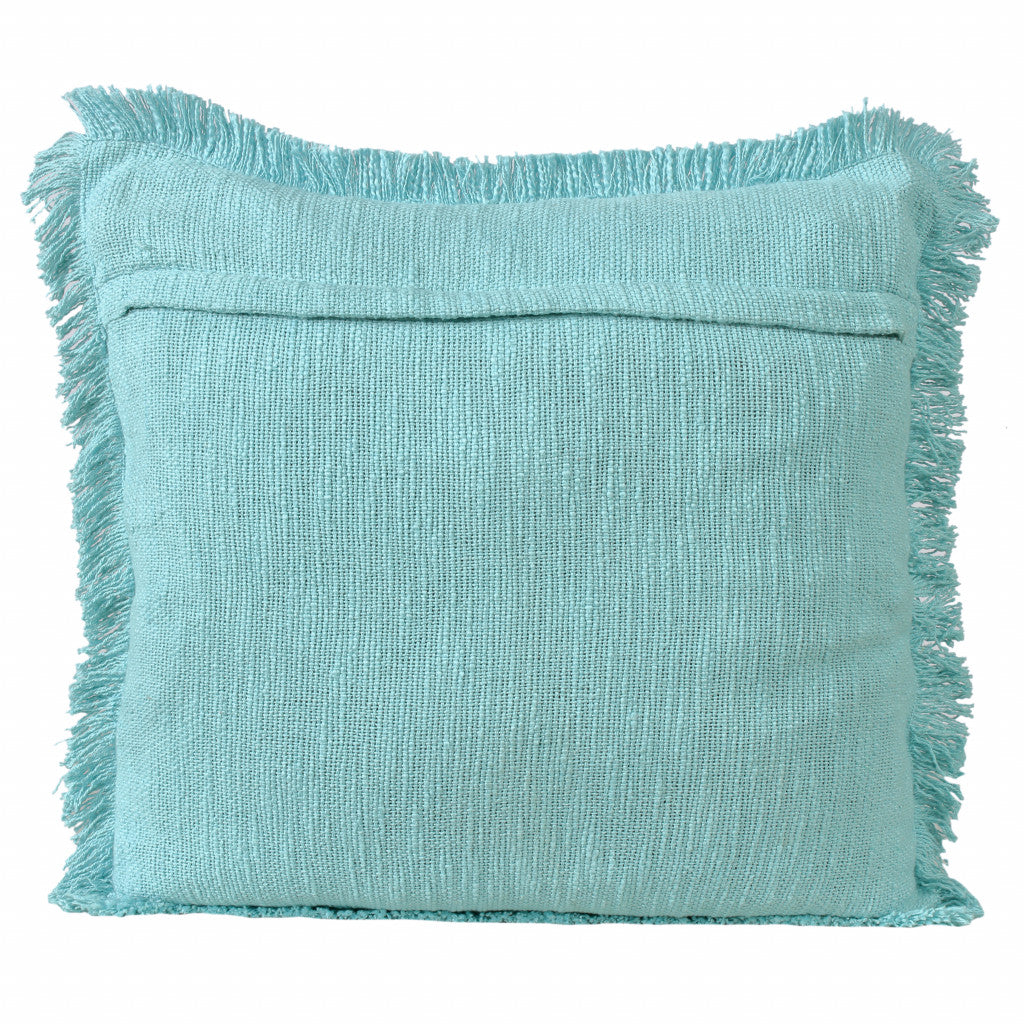 20" X 20" Micro Gray 100% Cotton Zippered Pillow