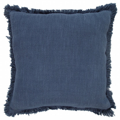20" X 20" Micro Gray 100% Cotton Zippered Pillow