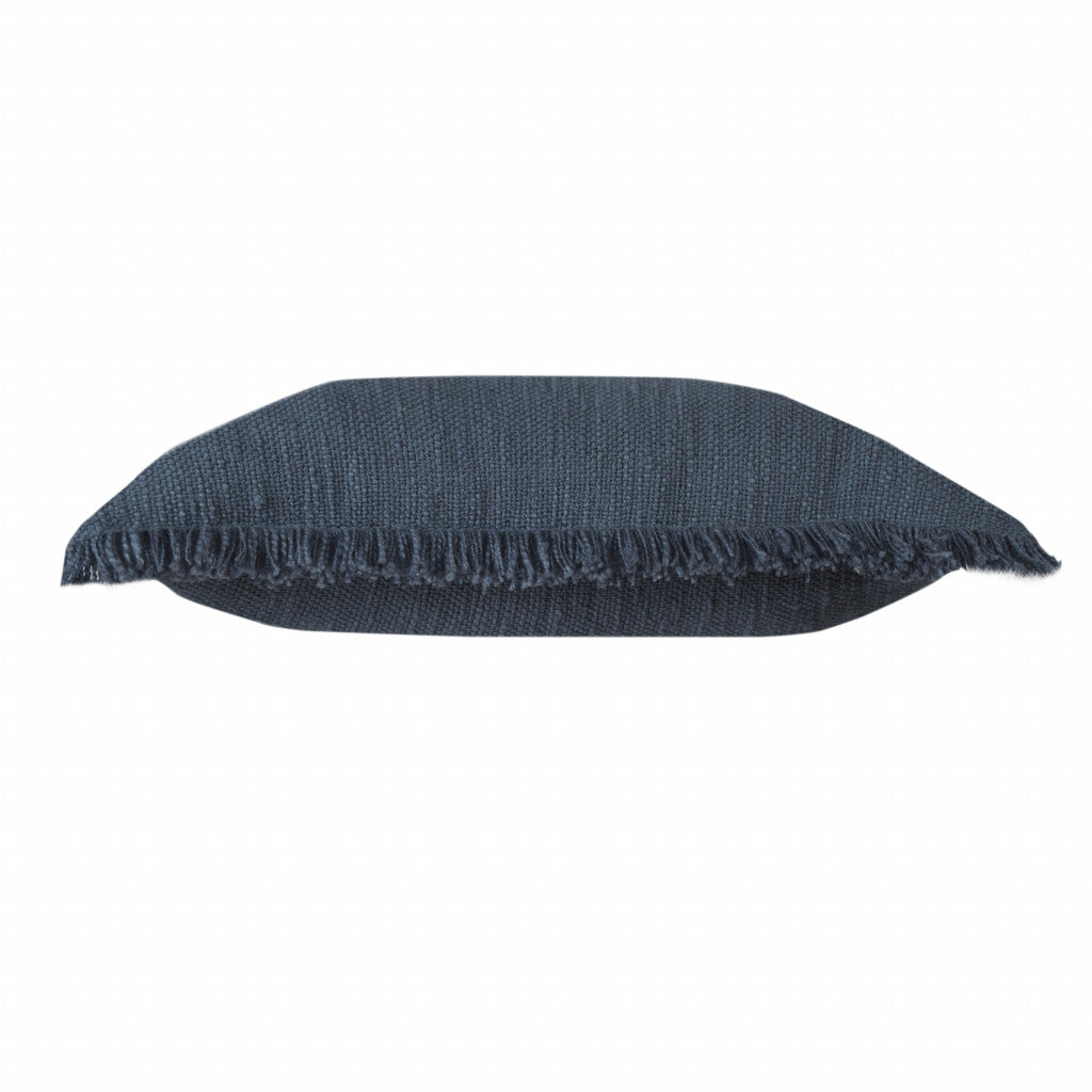 20" X 20" Micro Gray 100% Cotton Zippered Pillow