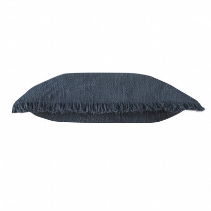 20" X 20" Micro Gray 100% Cotton Zippered Pillow