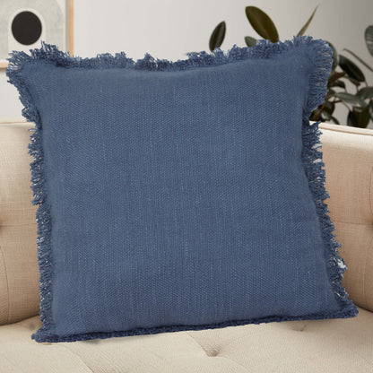 20" X 20" Micro Gray 100% Cotton Zippered Pillow