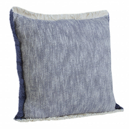 20" X 20" Micro Gray 100% Cotton Zippered Pillow