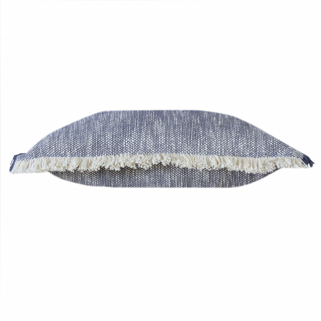 20" X 20" Micro Gray 100% Cotton Zippered Pillow