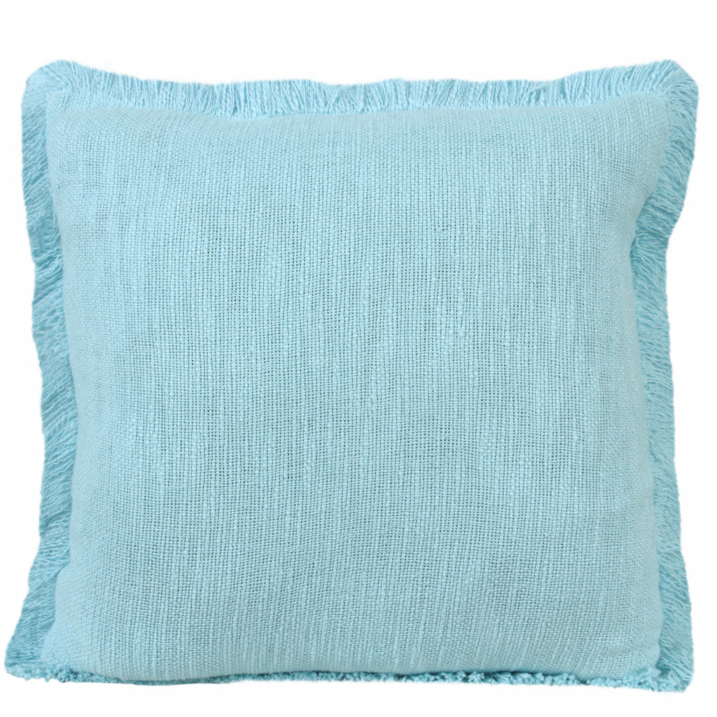 20" X 20" Micro Gray 100% Cotton Zippered Pillow