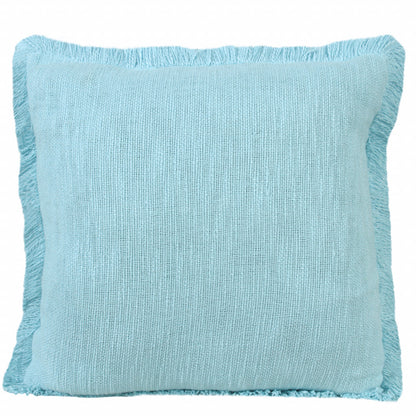 20" X 20" Micro Gray 100% Cotton Zippered Pillow