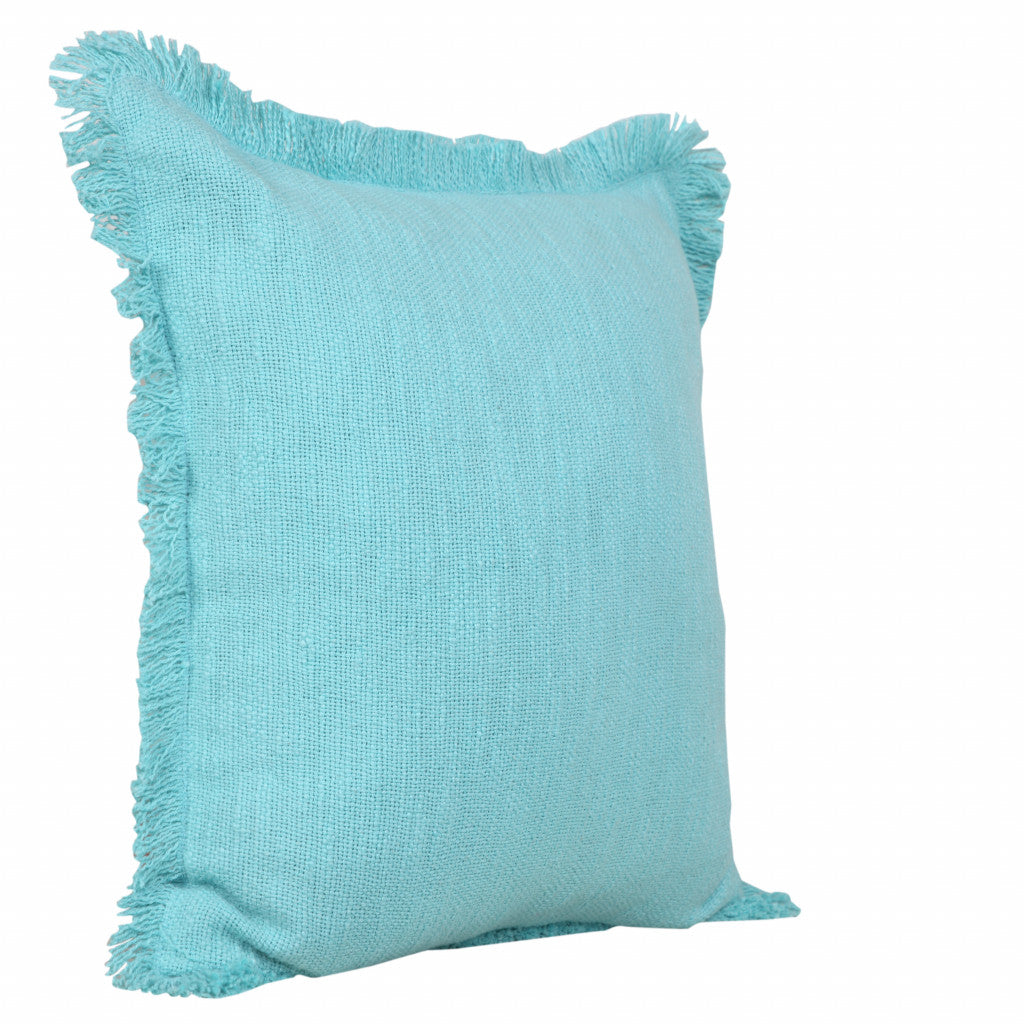 20" X 20" Micro Gray 100% Cotton Zippered Pillow