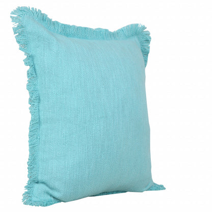 20" X 20" Micro Gray 100% Cotton Zippered Pillow