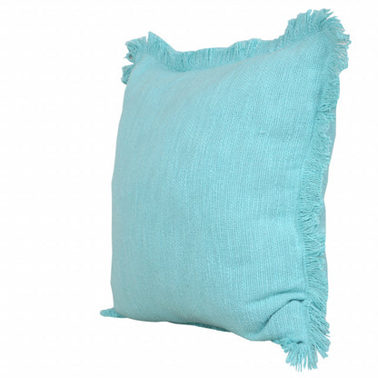 20" X 20" Micro Gray 100% Cotton Zippered Pillow