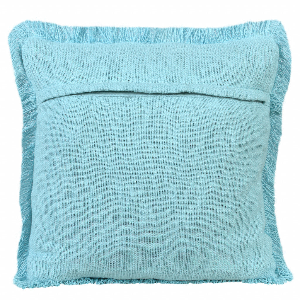 20" X 20" Micro Gray 100% Cotton Zippered Pillow