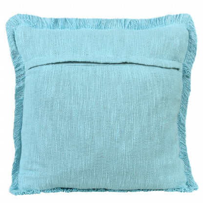20" X 20" Micro Gray 100% Cotton Zippered Pillow