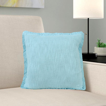 20" X 20" Micro Gray 100% Cotton Zippered Pillow