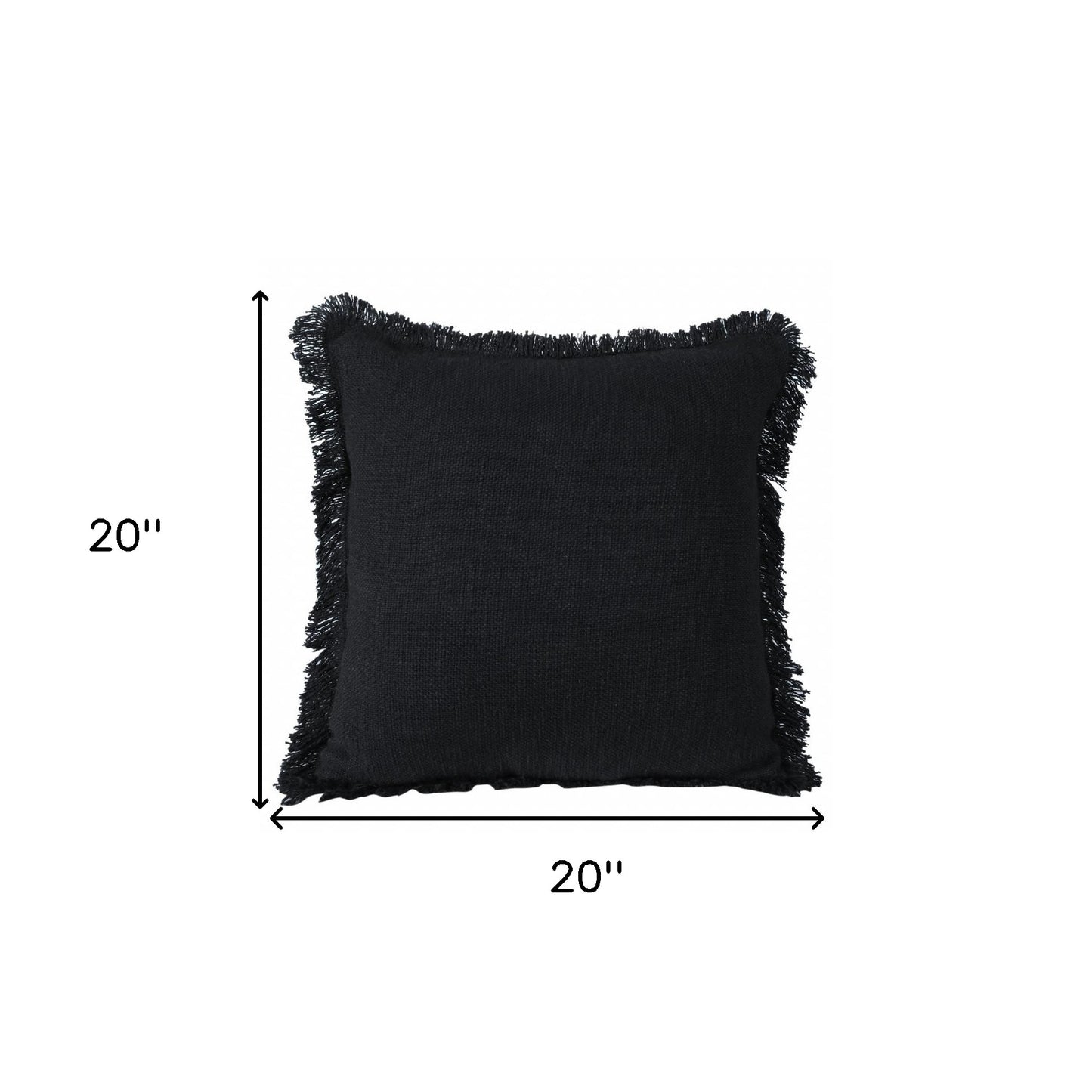 20" X 20" Micro Gray 100% Cotton Zippered Pillow