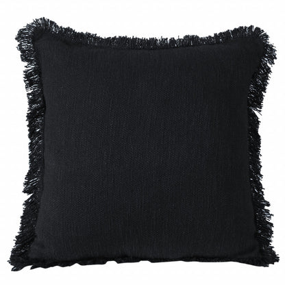 20" X 20" Micro Gray 100% Cotton Zippered Pillow