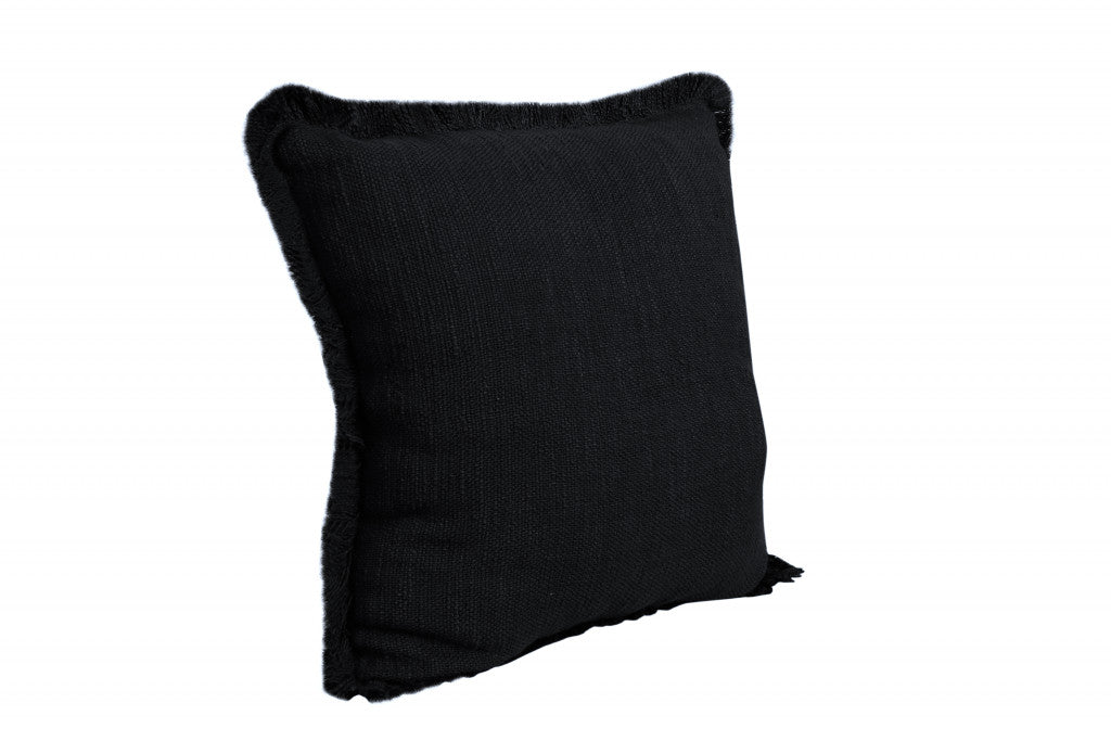 20" X 20" Micro Gray 100% Cotton Zippered Pillow