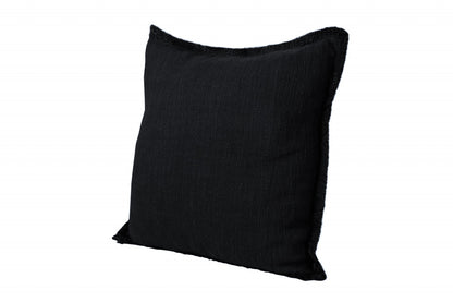 20" X 20" Micro Gray 100% Cotton Zippered Pillow