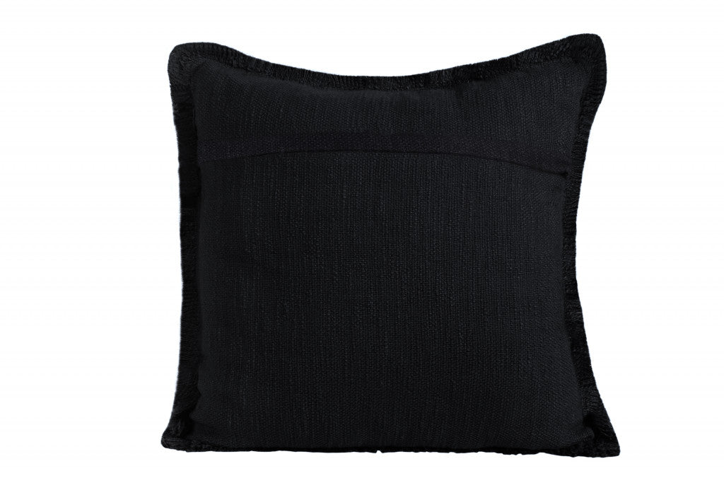 20" X 20" Micro Gray 100% Cotton Zippered Pillow