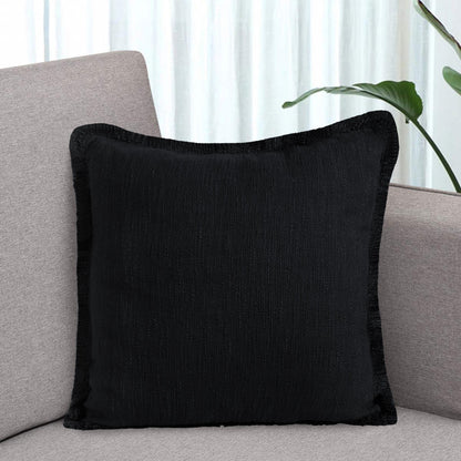 20" X 20" Micro Gray 100% Cotton Zippered Pillow