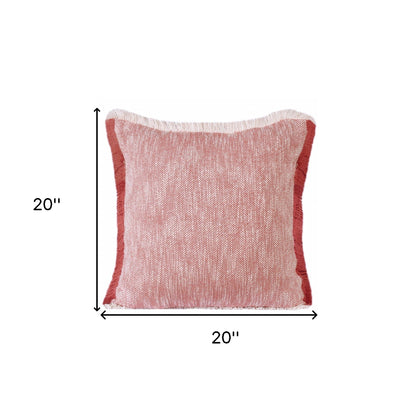 20" X 20" Micro Gray 100% Cotton Zippered Pillow