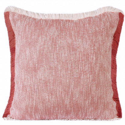 20" X 20" Micro Gray 100% Cotton Zippered Pillow