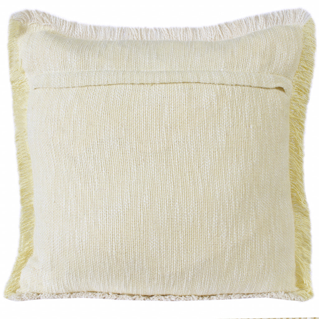 20" X 20" Micro Gray 100% Cotton Zippered Pillow