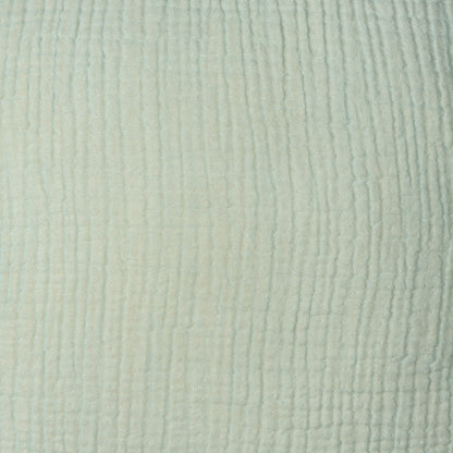 20" X 20" Blue Gray And Cream 100% Cotton Zippered Pillow