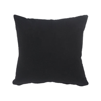 20" X 20" White And Silver 100% Cotton Animal Print Zippered Pillow