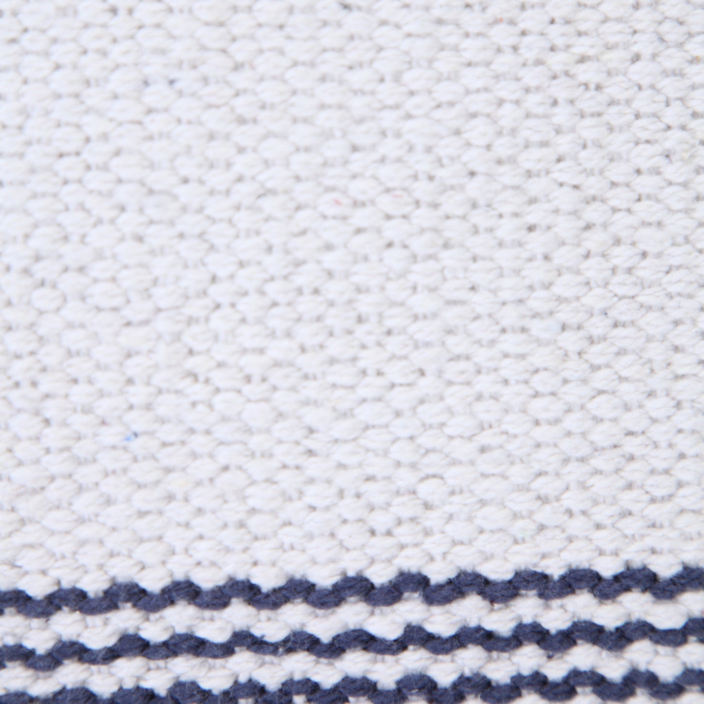 20" X 20" Yellow And White 100% Cotton Geometric Zippered Pillow