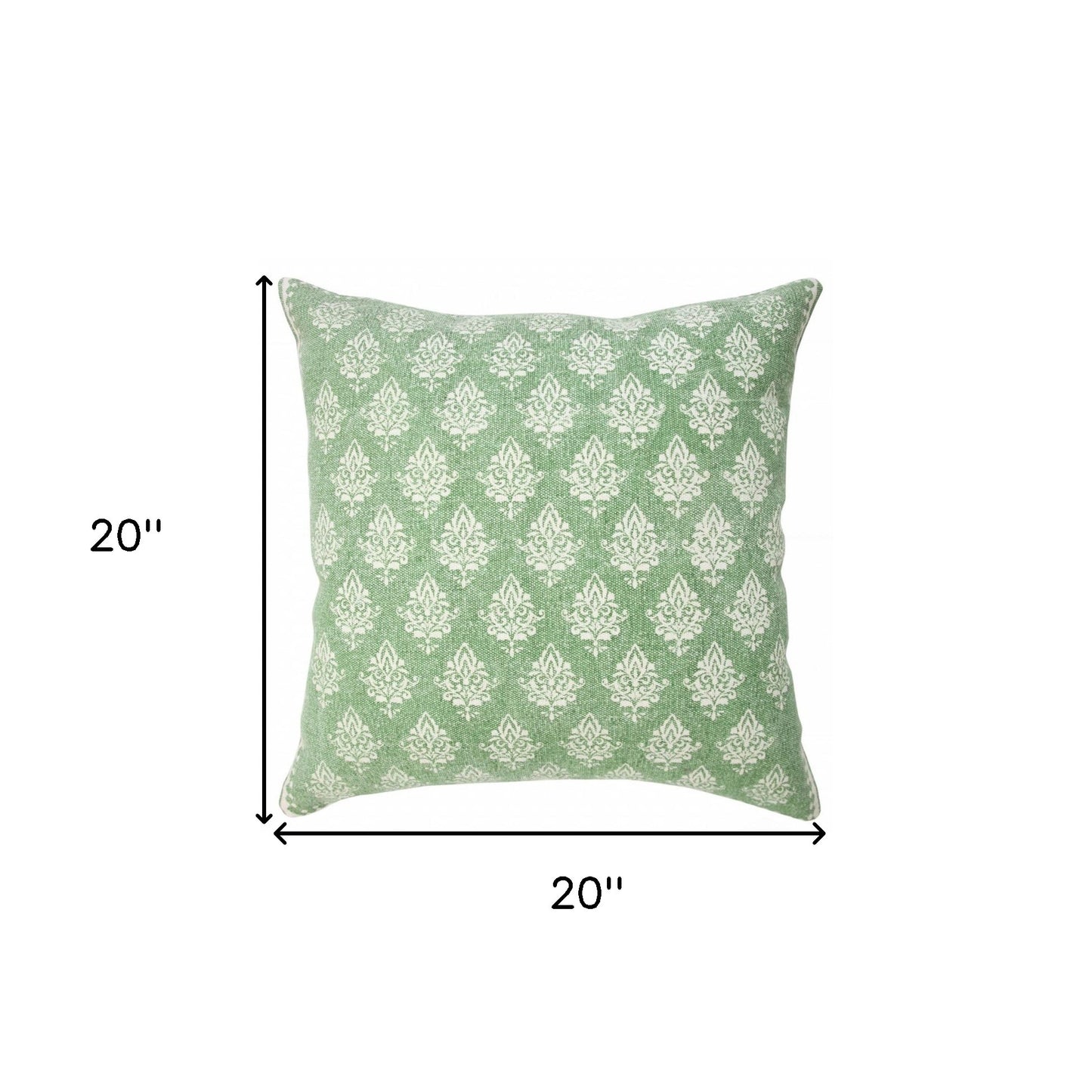 14" X 36" Vintage Indigo Blue And White 100% Cotton Geometric Zippered Pillow