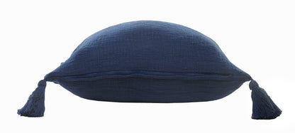 14" X 36" Jet Black 100% Cotton Zippered Pillow