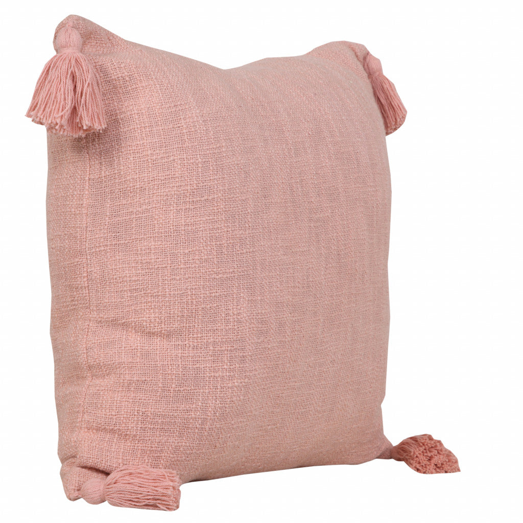 14" X 36" Jet Black 100% Cotton Zippered Pillow