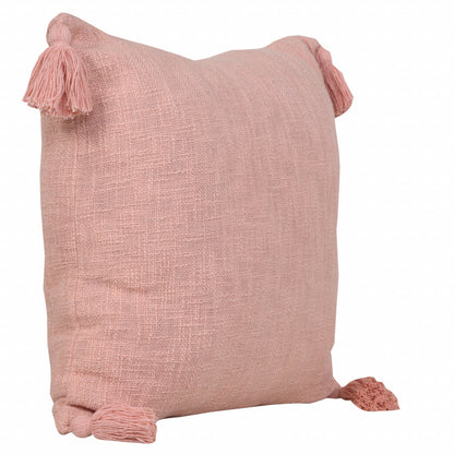 14" X 36" Jet Black 100% Cotton Zippered Pillow