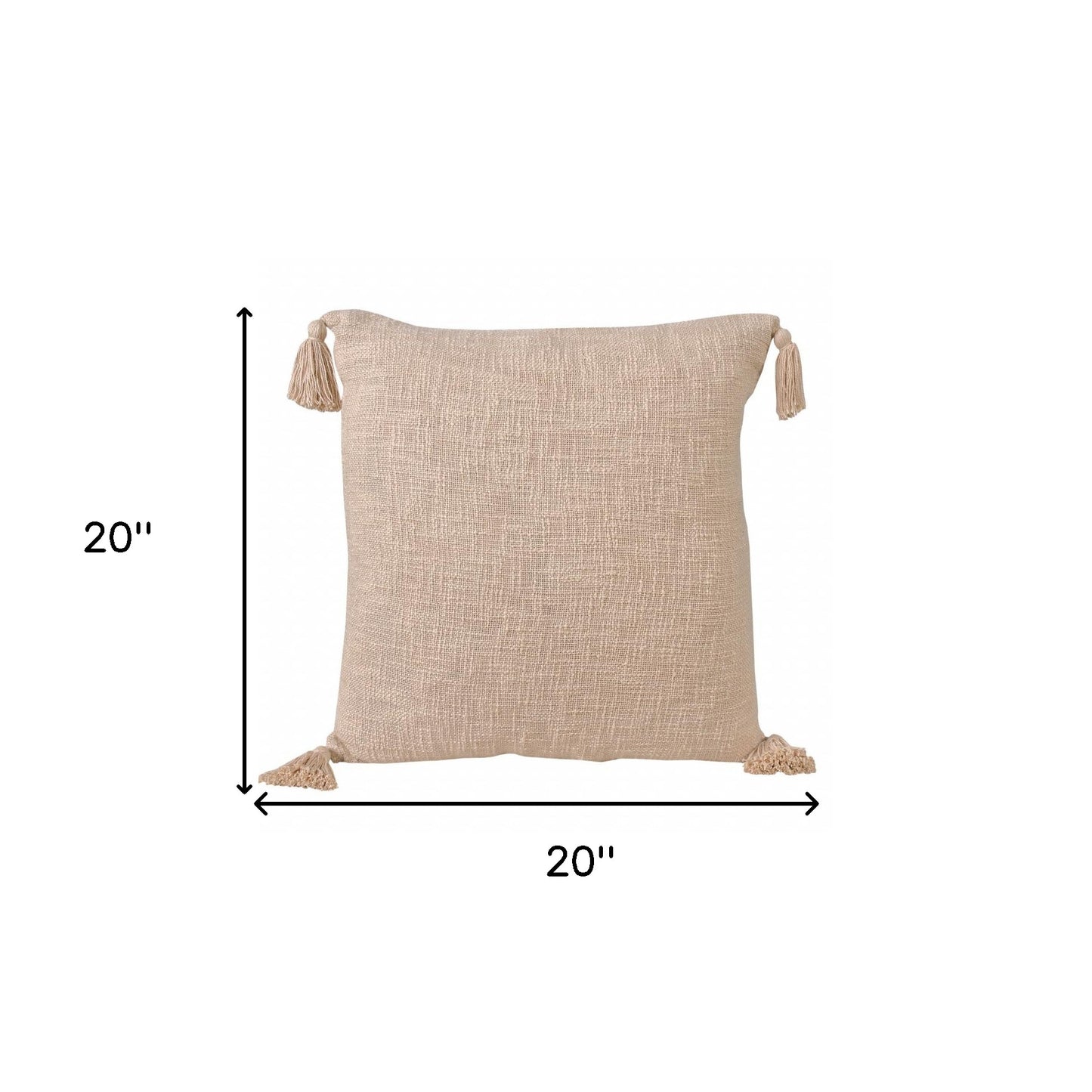 14" X 36" Jet Black 100% Cotton Zippered Pillow