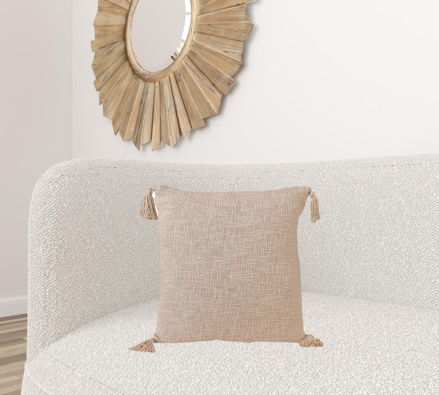 14" X 36" Jet Black 100% Cotton Zippered Pillow