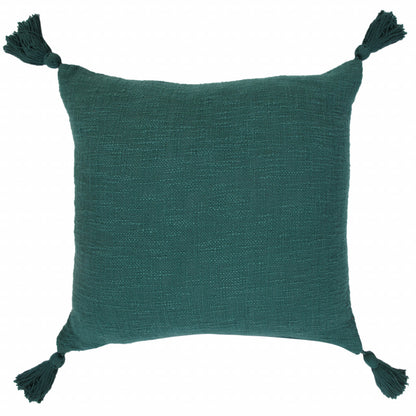 14" X 36" Jet Black 100% Cotton Zippered Pillow