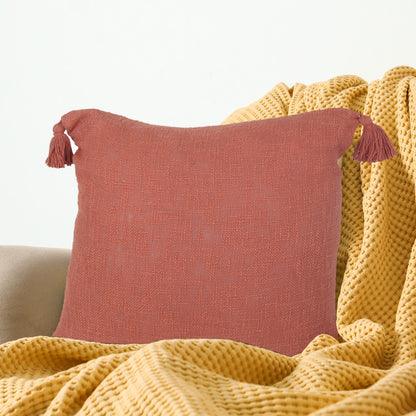 14" X 36" Jet Black 100% Cotton Zippered Pillow