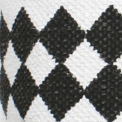 20" X 20" Black And White 100% Cotton Geometric Zippered Pillow