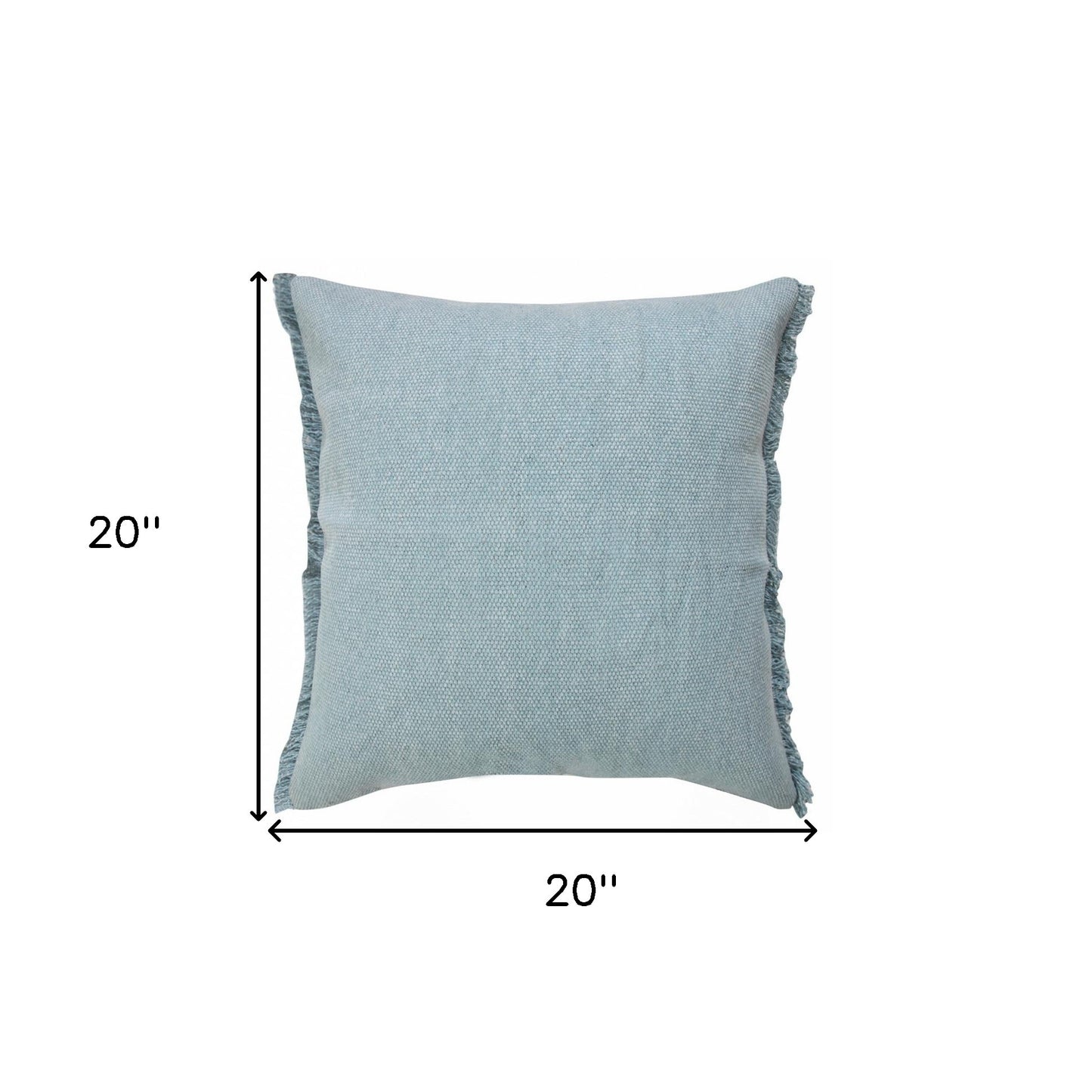 14" X 36" Jet Black 100% Cotton Zippered Pillow