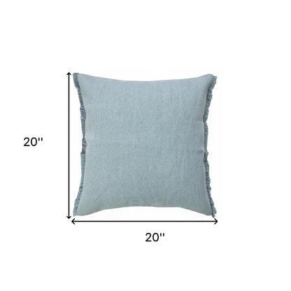 14" X 36" Jet Black 100% Cotton Zippered Pillow