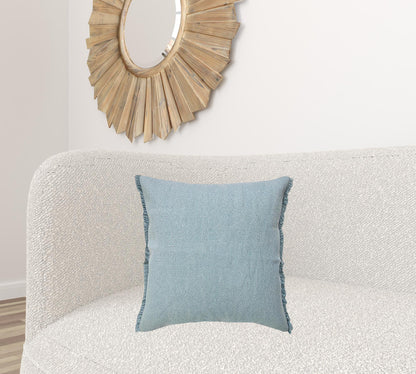 14" X 36" Jet Black 100% Cotton Zippered Pillow