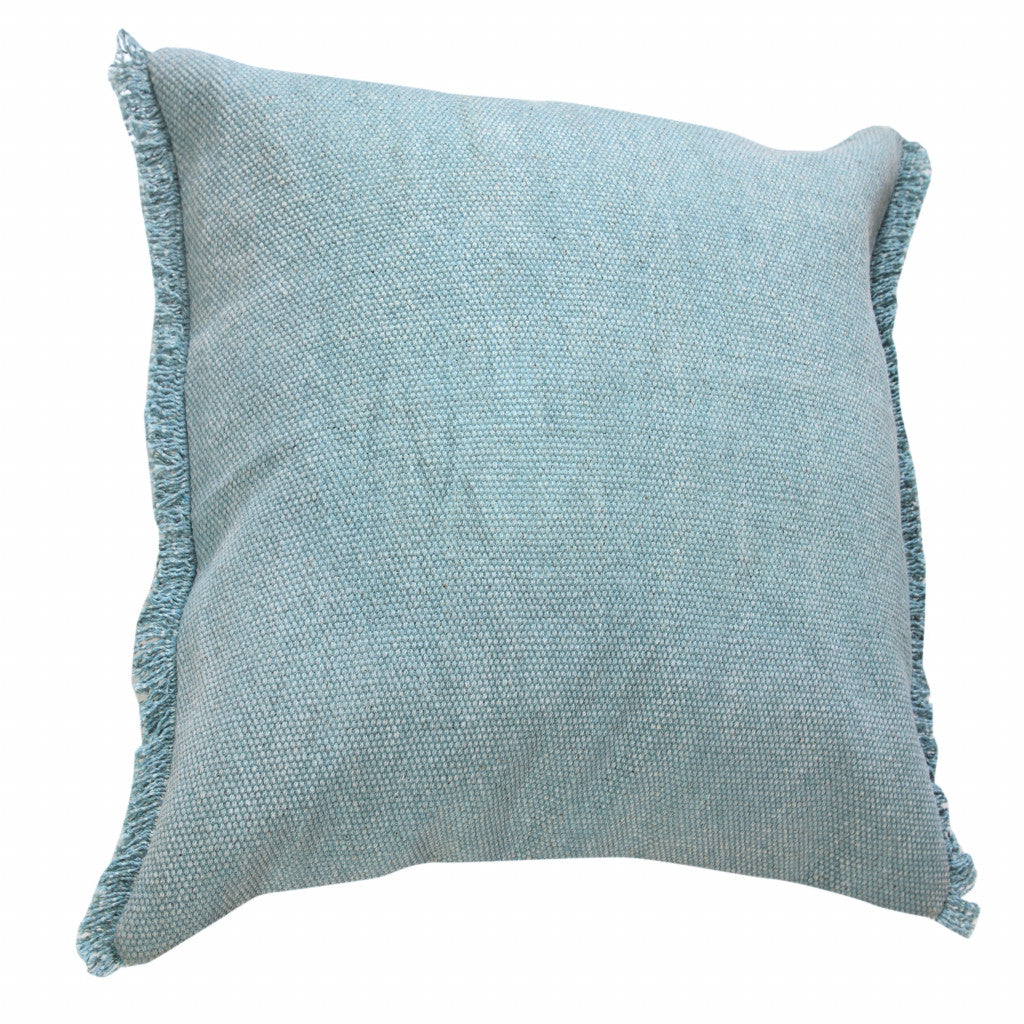 14" X 36" Jet Black 100% Cotton Zippered Pillow